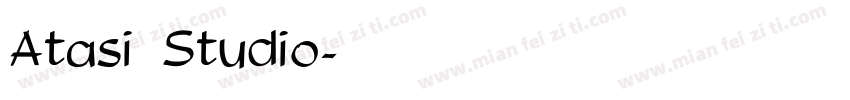 Atasi Studio字体转换
